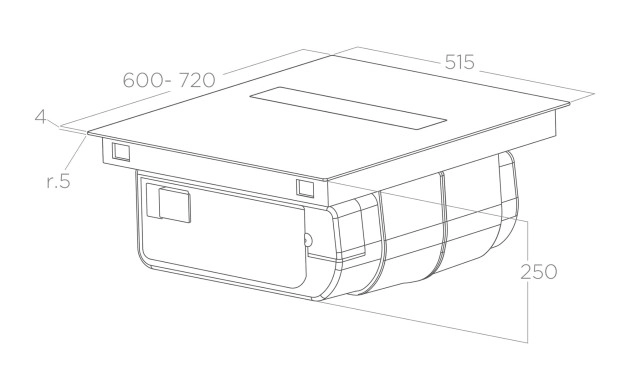 Аспириращ плот Elica NikolaTesla FIT BL 60